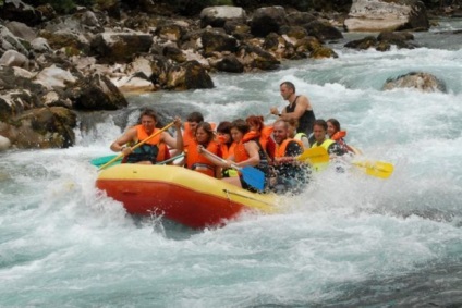 Hogyan rafting a hegyi folyó