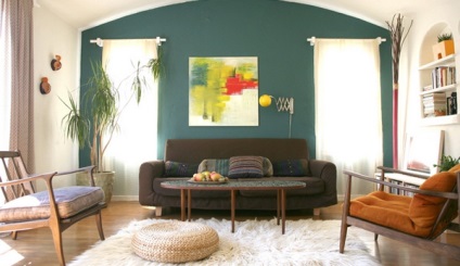 Cum să alegeți culoarea pereților din camera de zi - mobilierul din casă, designul interiorului și mobilierul în