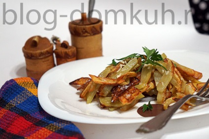 Cartofi, prajit în mod tradițional și în chineză, blog de Ghenadie Vasiliev