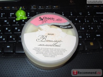 Body krém Chocolatte joghurt vanília-bíbor - 