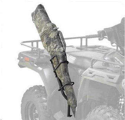 Fixarea cutiei sau a suportului pentru pistol pe ATV-ul pregătit pentru vânătoare