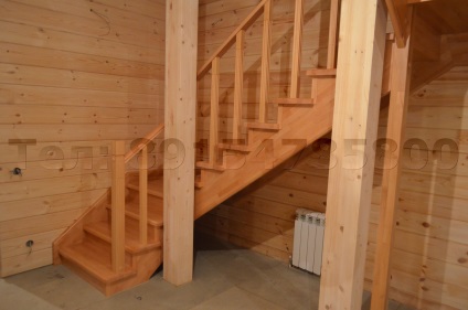 Scări din lemn masiv - scări deineko