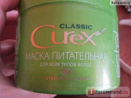 Maszk haj estel curex tápláló - „nagy zöld bank, tele jó maszk))