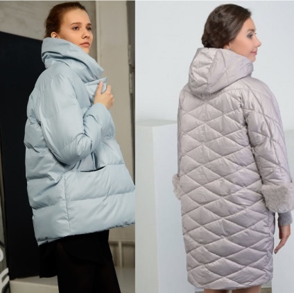 Divatos kabát gubó a 2017-2018 évben, a női modellek a fotó, mit vegyek