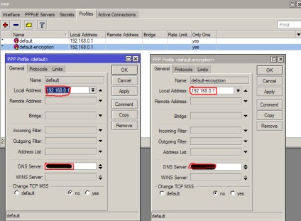 Configurarea microtik pppoe