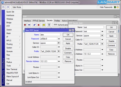 Configurarea serverului pppoe pe microtik, articole, rb-software, automatizarea proceselor de afaceri