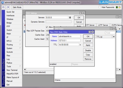 Configurarea serverului pppoe pe microtik, articole, rb-software, automatizarea proceselor de afaceri