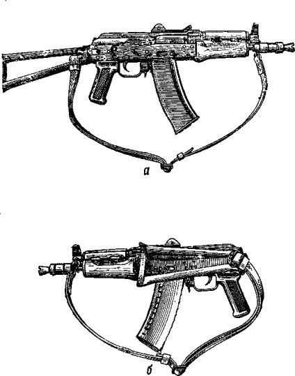 Scopul, proprietățile de luptă și dispunerea generală a armelor mici (ac74 (aks74), aks74y, rpk74,