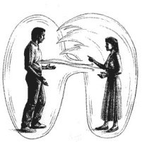 Schimbul de energie între un bărbat și o femeie, împărtășind în timpul sexului