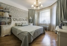 Wallpaper în dormitor în stilul de Provence fotografii color clasice de Feng Shui, apartamente elegante în limba japoneză