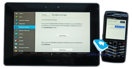 Recenzie BlackBerry playbook, partea întâi