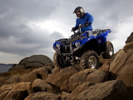 Áttekintés ATV yamaha grizzly (Yamaha Grizzly) 700 fajták és előírások