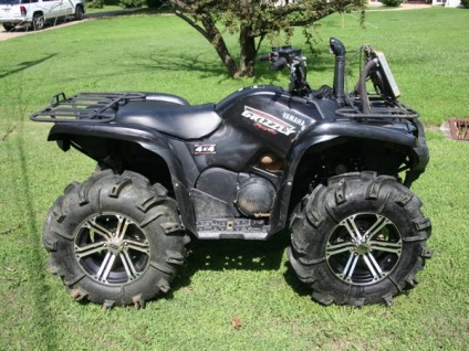 Privire de ansamblu a ATV Yamaha grizzly (Yamaha Grizzly) 700, varietăți și caracteristici