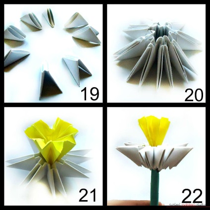 Origami de la module pentru începători în schema articolelor făcute manual cu fotografii și video