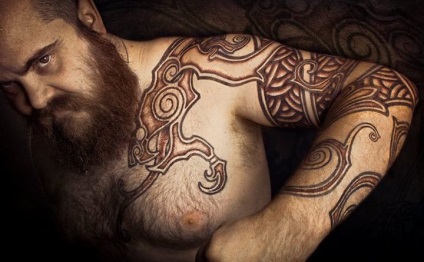 Ornamente și rulete pentru tatuaje reale Vikingi scandinave de peter madsen, revista online despre