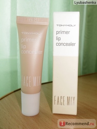 Alapját alkotó ajkak Tony Moly arc mix alapozó ajak rejtegető - «primer (rejtegető) Lip Tony