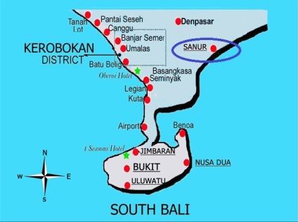 Caracteristicile districtelor din Bali