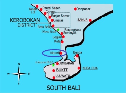 Caracteristicile districtelor din Bali