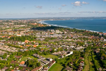 Jellemzők területek Bali