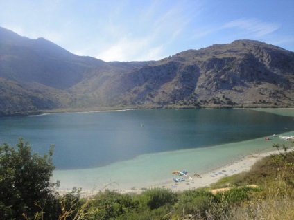 Lacul kurna și izvoarele argyroupoli, Creta, Grecia descriere, fotografie, unde este pe hartă, cum