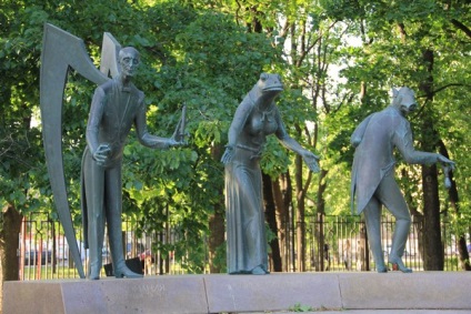 Monument „gyerekek - áldozatai felnőtt satuk”