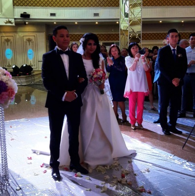 Primele fotografii de la nunta lui Ainur Ilyasova, comoda de sex feminin