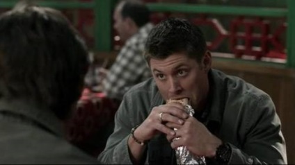 Miért Dean Winchester szeret enni, természetfeletti tv show