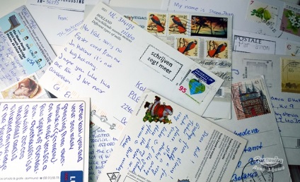 Postcrossing takarmány a postafiók