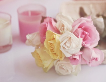 Parfum frumos de trandafir