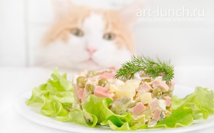 Salată Olivier - rețetă pas cu pas cu fotografie
