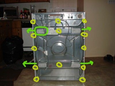 Repararea automată a mașinilor de spălat, a dispozitivului, dezasamblarea, fixarea și asamblarea este o sarcină ușoară