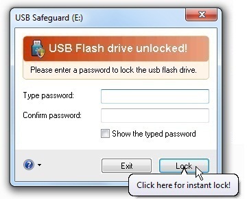 Criptați unitatea flash USB cu protecție USB