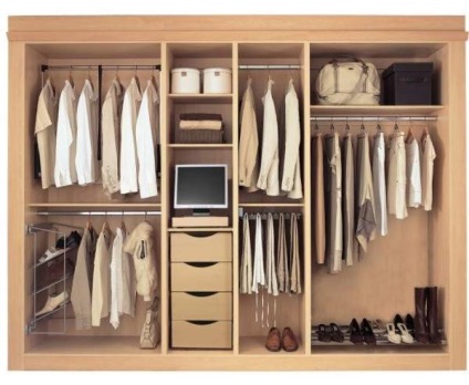 Плъзгащи гардероб в спалнята - място за оптимизиране правилно