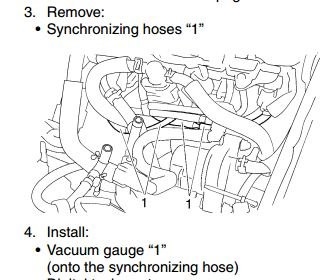 Sincronizarea amortizoarelor pe motorul de injecție (yamaha fz-1) 1