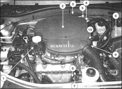 Sistemul de alimentare și injecție, sistemul de combustibil - logoul renault