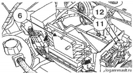 Sistemul de alimentare și injecție, sistemul de combustibil - logoul renault