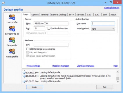 Descarcă bitvis client ssh - free shh client pentru Windows
