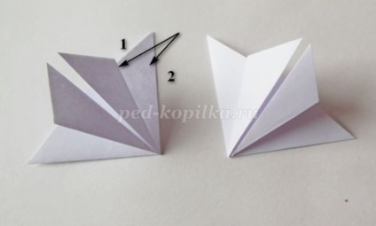 Hópehely origami technikával kezdőknek