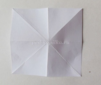 Hópehely origami technikával kezdőknek