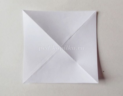 Hópehely origami technikával kezdőknek