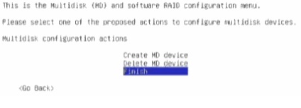 Crearea raid1 software-ului în faza de instalare a linux debian