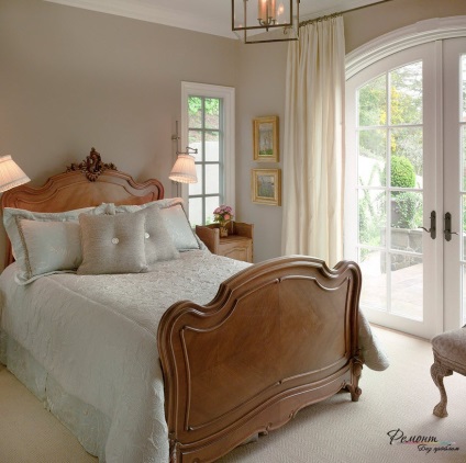 Dormitor în stilul Provence secretele de decorare a unui interior confortabil în fotografie