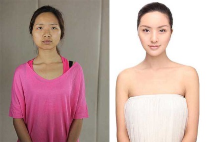 Standardele de frumusețe ale unei femei chineze după plastic