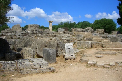 Szobor Zeusz Olympia történetében, leírás, fotó