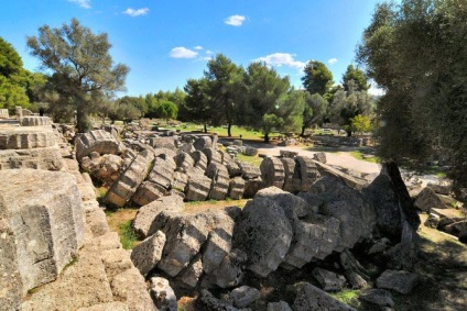 Szobor Zeusz Olympia történetében, leírás, fotó