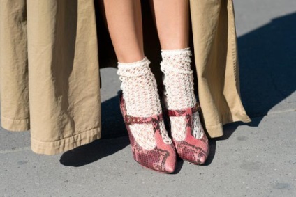 Stilul de stil în detaliu 28 moduri de a purta șosete cu pantofi - mass-media expres