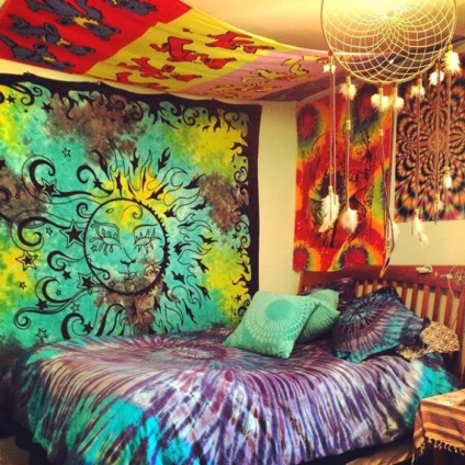 Stilul de hippies în interior - principii, design, fotografie