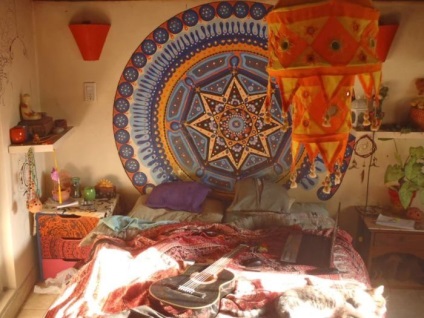 Stilul de hippies în interior - principii, design, fotografie