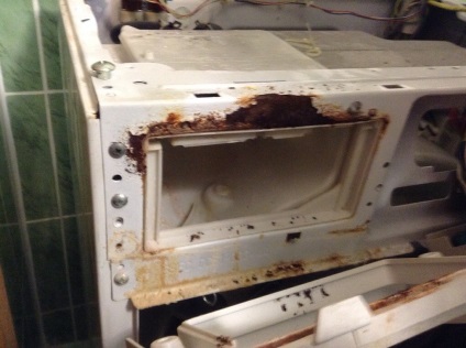 Mașina de spălat rust cauze și consecințe