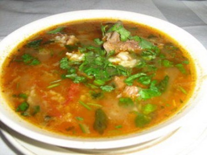 Soup kharcho din stalka khankishieva - ce să gătești pentru prânz